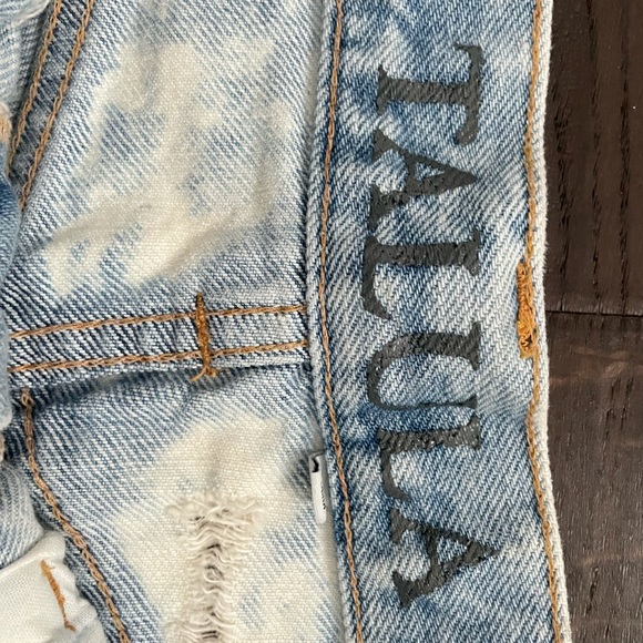Talula acid dye denim shorts - Picture 3 of 3